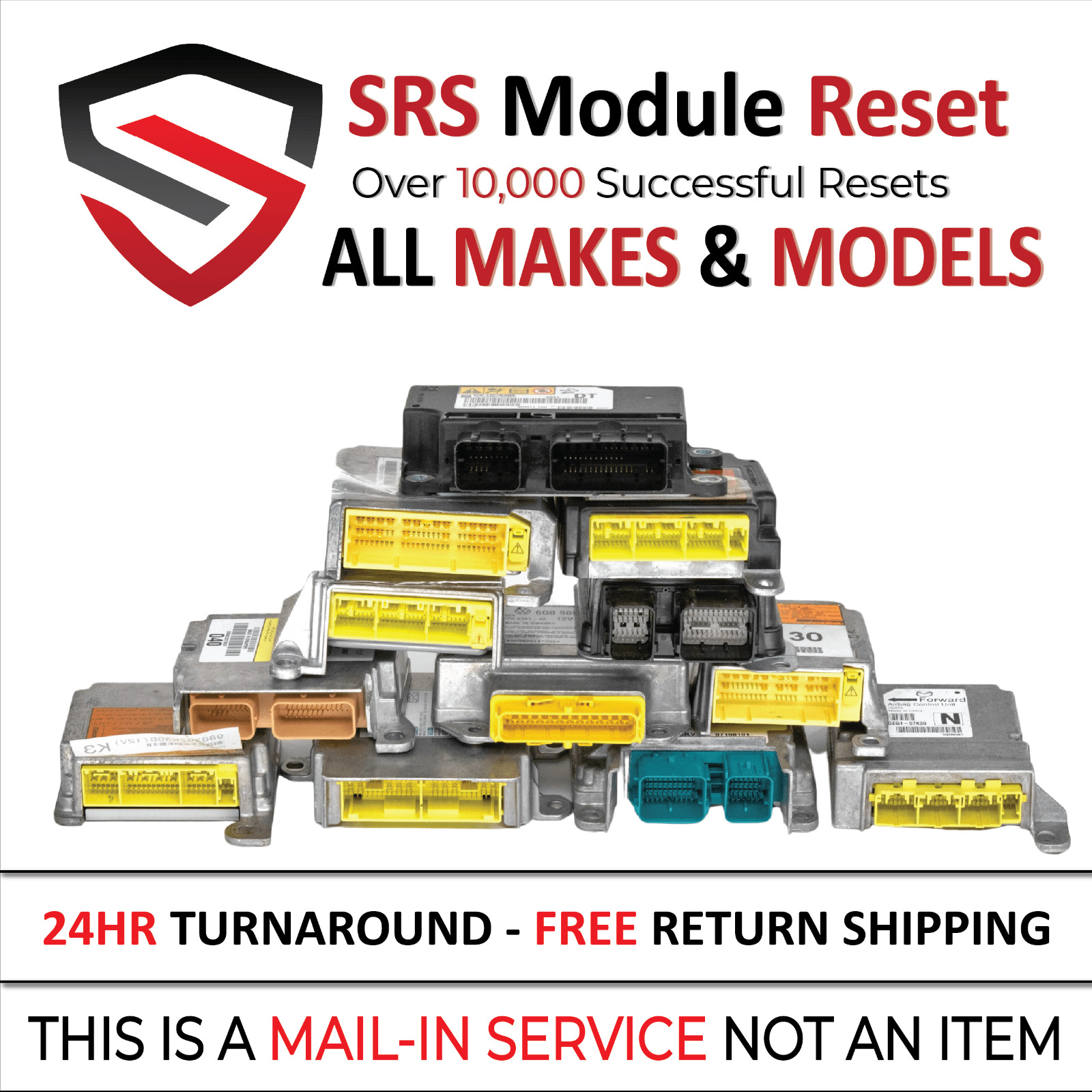 For Mercedes SRS Module Reset Service - Guaranteed or Your Money Back