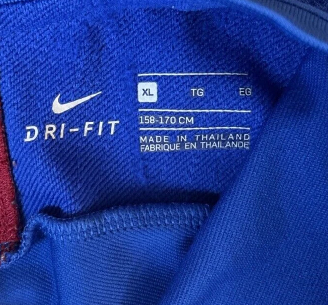 Camiseta FC Barcelona Nike Dri-Fit Cuarto Cremallera Juvenil XL Azul Foto 4 de 4