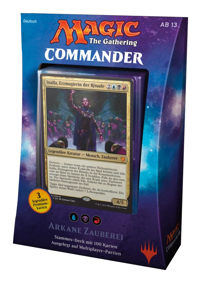 GERMAN Magic MTG 2017 Commander C17 Sealed Arcane Wizardry Deck The Gathering - Image 2 of 4