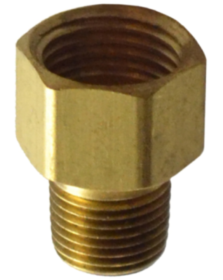 63244: Brass Adapter | 1/8 In. NPT X 1/2 In. X -20 Inverted Flare Female | For 5/16 In. Hard Lines | Sold Individually - Foto 7