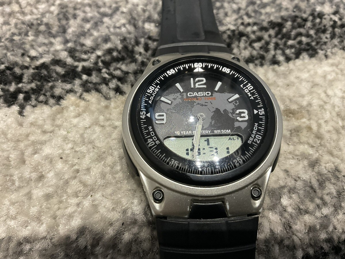 CASIO 2747 AW-80 TELEMEMO 30 WORLD TIME MEN'S WATCH | eBay CASIO 2747 AW-80 TELEMEMO 30 WORLD TIME MEN'S WATCH | eBay
