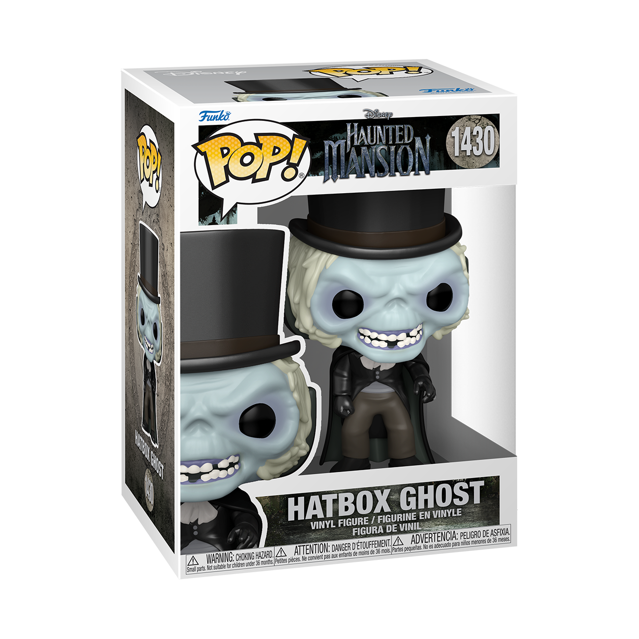 Disney: Funko Pop! - Haunted Mansion - Hatbox Ghost (Vinyl Figure 1430) -