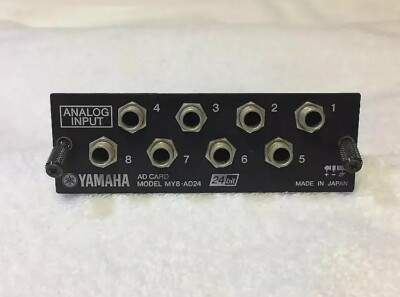 Yamaha MY8AD24 (24 bit) Input Card Works with AW2816/AW4416/AW2400