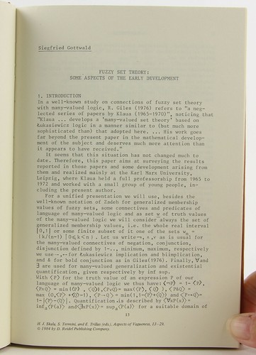 Aspects of Vagueness Theory & Decision Library 2nd World Conference on Math 1984 - Imagen 5 de 7
