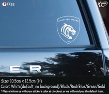 Leicester Tigers Sticker-Reflective/Metallic Color England Rugby Car Lapto Decal