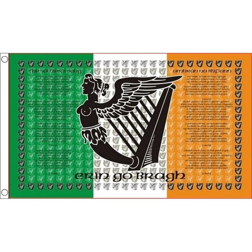 Soldiers Song Flag - 5 x 3 Feet - Irish Republican Ireland Erin Go Bragh 1916 - Image 2 of 3