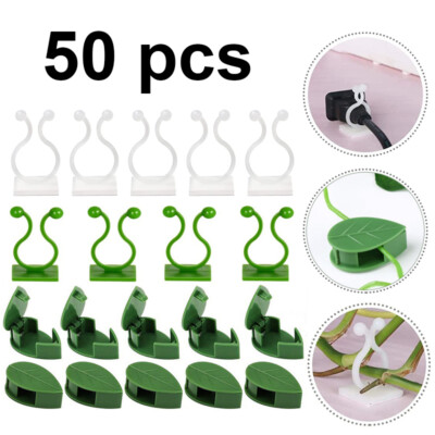 50 Kletterpflanze Clips Selbstklebende Pflanzenclips Wand Befestigungsklammern