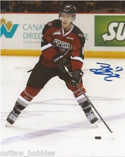 Vancouver Giants Tyler Benson Autographed Signed 8x10 WHL Photo COA E