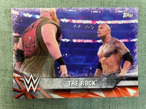 Topps WWE Road to WrestleMania 2017 The Rock Promo Card NOT NUMBERED OR GRADED - Picture 1 of 10