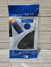 Cubierta de línea PICC antimicrobiana ultra suave Care + Wear se adapta a bíceps negra de 9"-11"