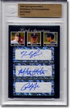 DAVID PRICE Mat LATOS Jarrod Parker Autograph Rookie Auto BGS #/5