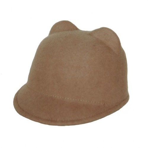 Lovely Korean Women Girl Devil Horns Hat Kitty Cat Ear Wool Ball Cap Winter Gift - Picture 6 of 10