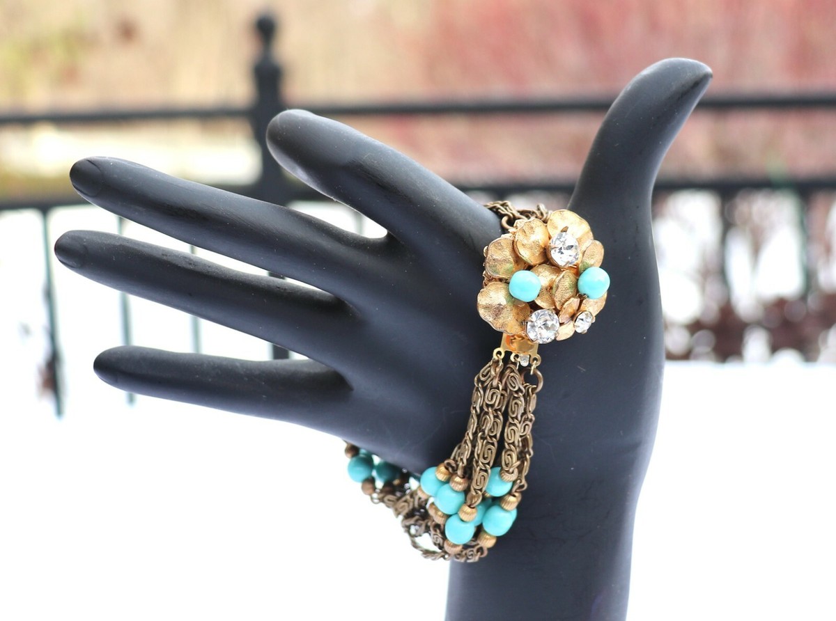 MIRIAM HASKELL リボンブレスレット MIRIAM HASKELL リボンブレスレット VINTAGE MIRIAM HASKELL