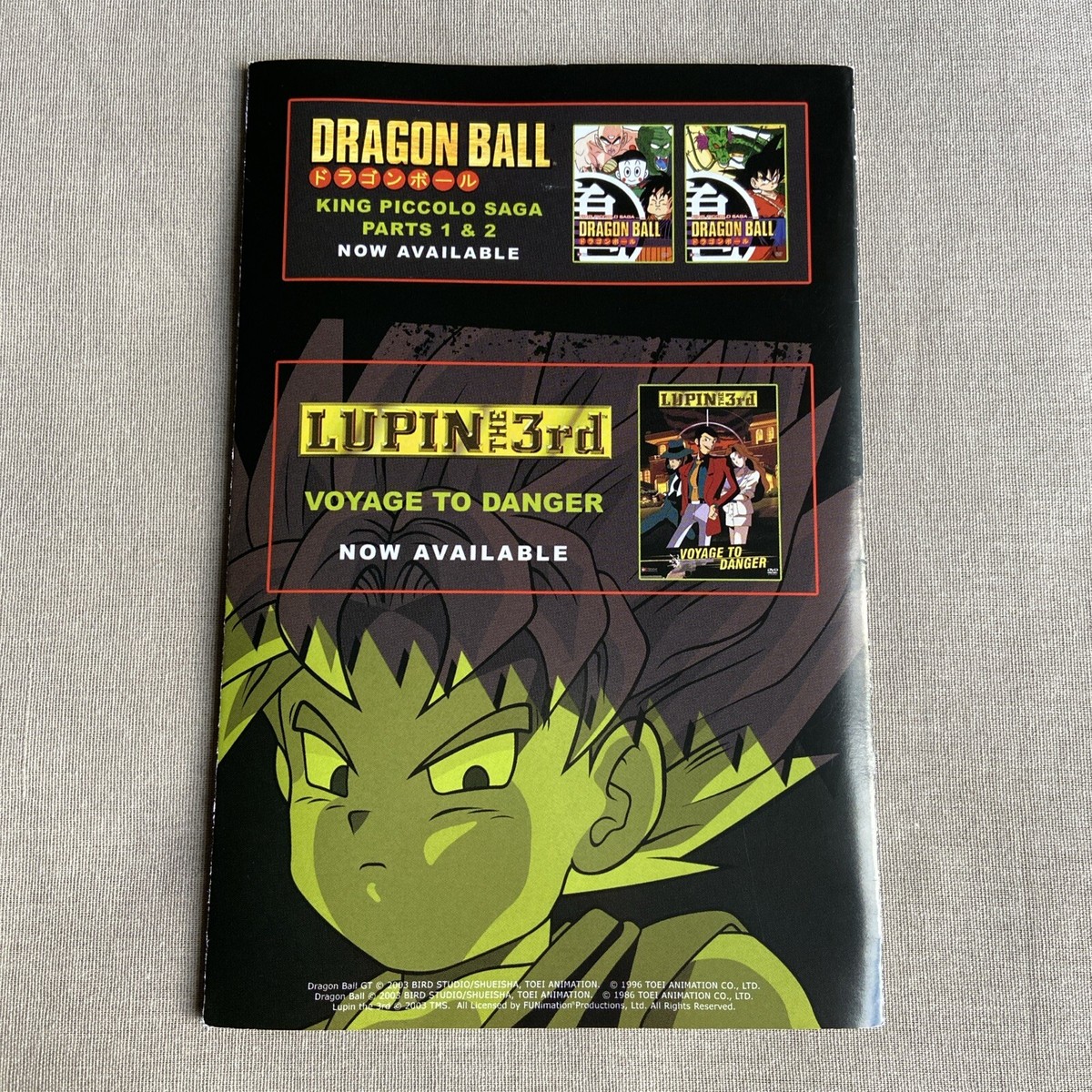 Dragon Ball GT: Creation (DVD 1996) W/ Insert Vol 3 Funimation