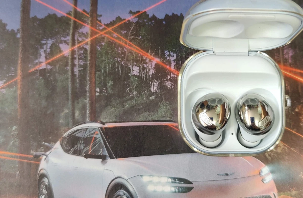 Samsung Galaxy Buds Pro - plata buen estado - usado con orejeras