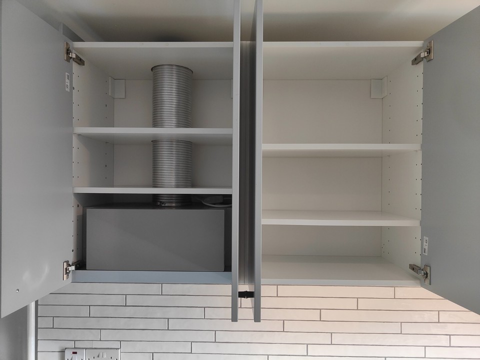 Used IKEA Kitchen (BODARP/VEDDINGE) with solid oak worktop eBay