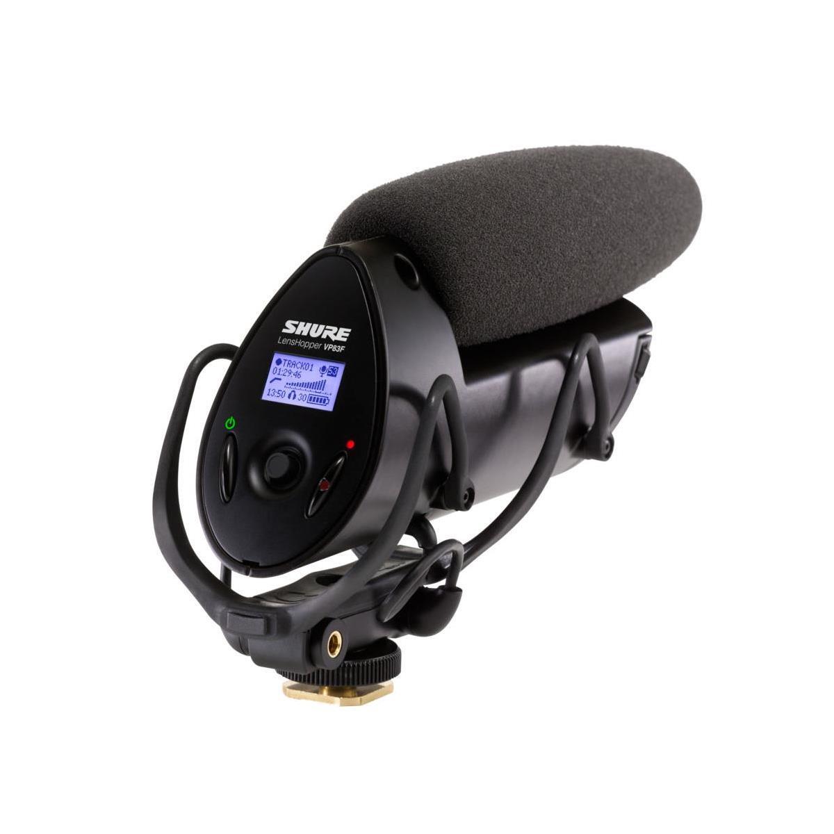 Shure VP83F LensHopper Shotgun Microphone with Integrated Flash 