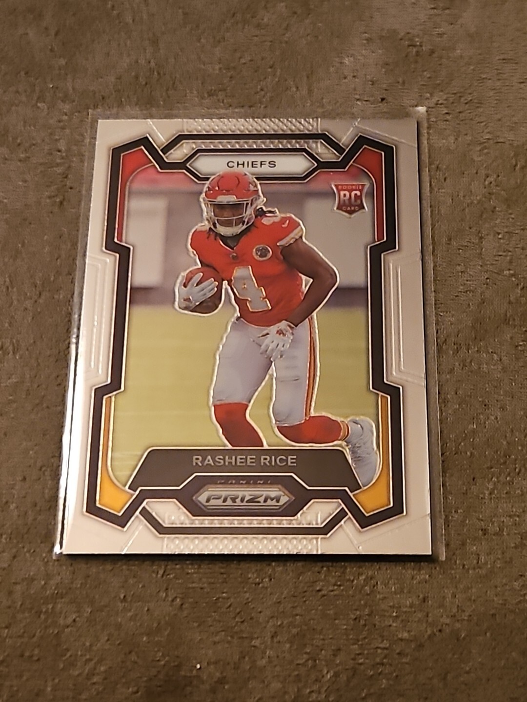 2023 Panini Prizm Football Rashee Rice Prizm Base Kansas City Chiefs Rookie #350
