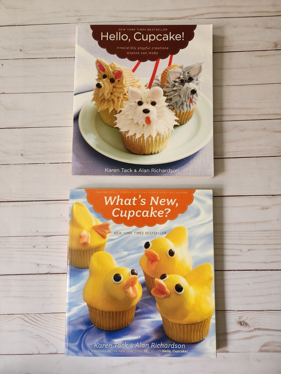 Hello Cupcake What's New Cupcake cookbooks paperback dessert lot