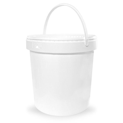 3 20 LITRE WHITE VALETERS PAIL/BUCKET -HEAVY DUTY -LID -IDEAL FOR BUCKET FILTER - Picture 4 of 5