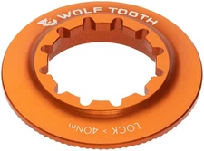 Wolf Tooth Centerlock Rotor Lockring - Internal Splined, Orange