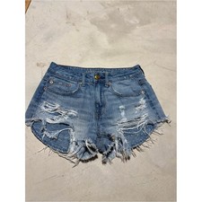 American Eagle Outfitters Distressed High-Rise festival Denim Shorts 2