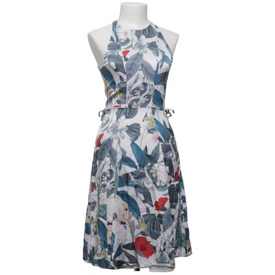 Tiger of Sweden, Kleid, Größe: 34, Weiß/Mehrfarbig, Polyester/Viskose #2Y8