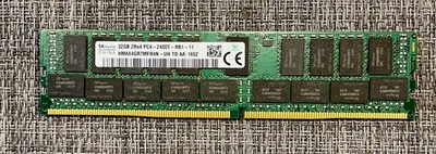 SK Hynix 32GB 2R3x4 PC4-2400T Registered ECC Server Memory HMA84GR7MFR4N-UH