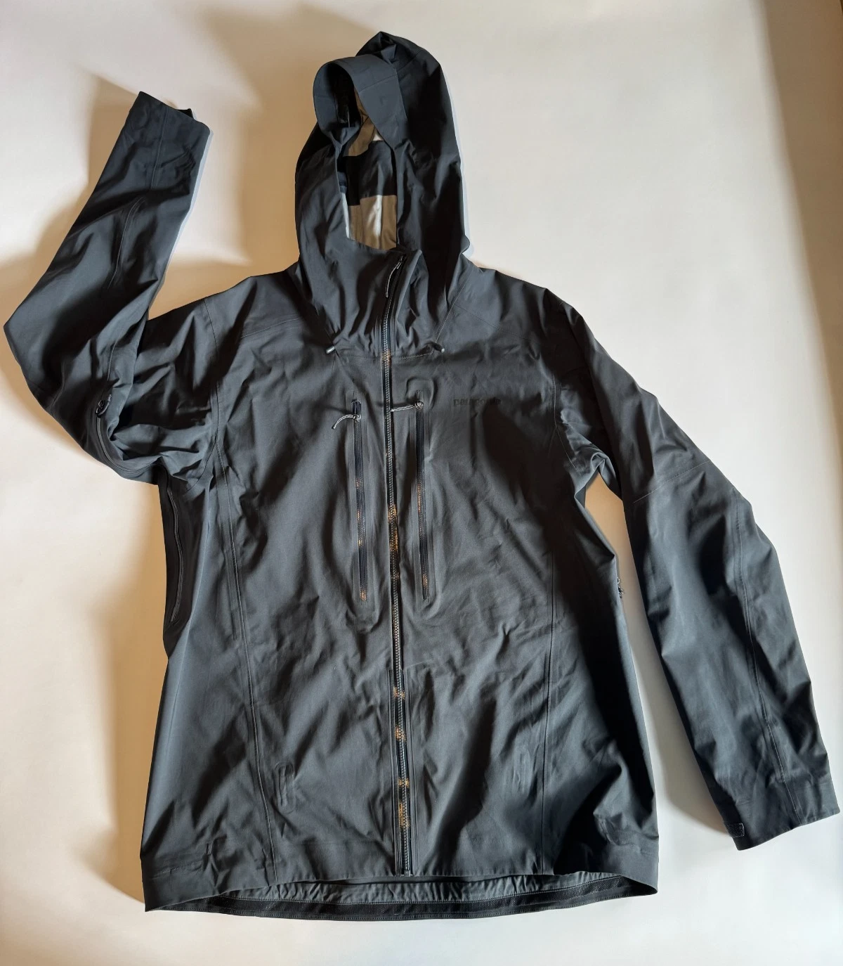 Patagonia Stormstride Ski Snow Rain Jacket 3-layer H2No - Men's Large Navy Blue