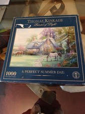 Thomas Kinkade 1000-Piece Jigsaw Puzzle. A Perfect Summer Day
