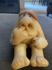 Meepuls Character Novelty Collectible Wax Candle Beige 1974 Vintage