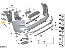 Pare-choc arrière BMW 328