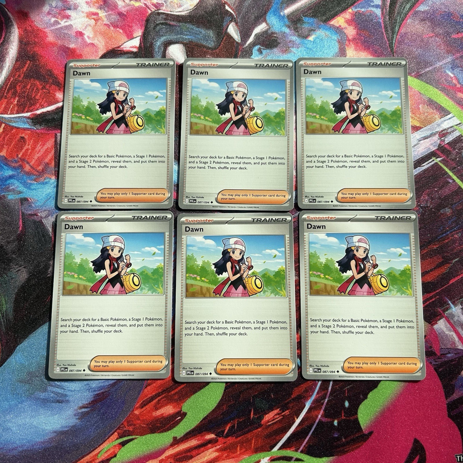 Dawn 087/094 Playset Phantasmal Flames Pokemon TCG x6 NM