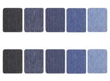 4.9 x 3.7 Inches Denim Patches for Jeans Clothing Repairing Decorating DIY Cr...