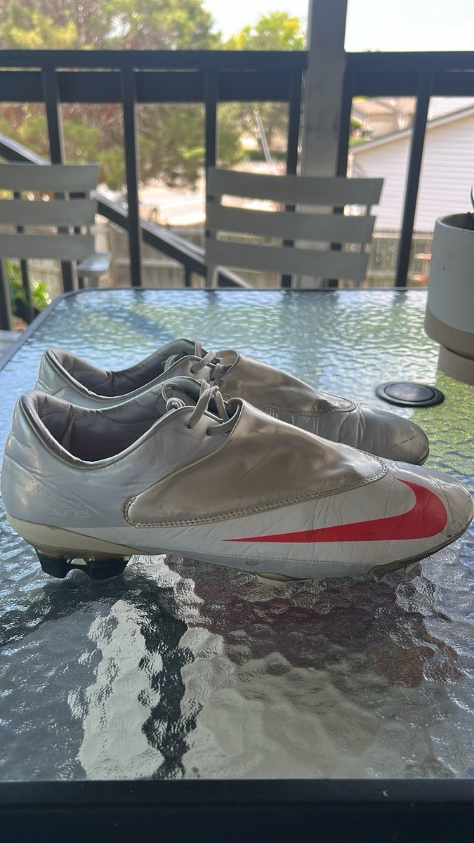 NIKE MERCURIAL VAPOR IV Silver / White / Red Size 9.5US | eBay