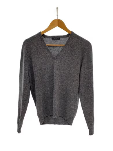 PRADA/Lightweight Knit Sweater/Size 46/Wool/Gray/UMA708 S172 BLC