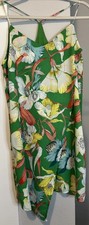 GB Gianni Bini Sundress MEDIUM Floral Tropical Beach Coastal Racer back
