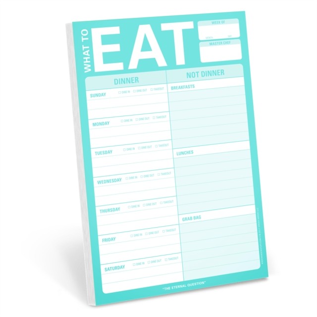 What To Eat Pad (Mint Green) Knock Knock - Image 5