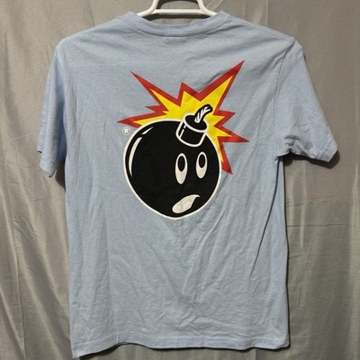 The Hundreds Adam Bomb Limited Edition Skater Light Blue Graphic T Shirt Mens M