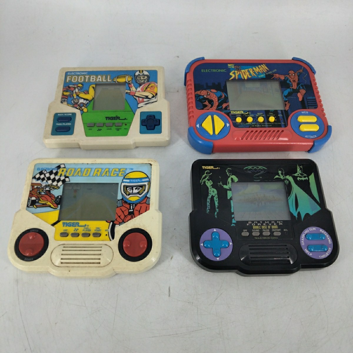 Vintage Tiger Electronics LOT 80s/90s Electronic Handheld Game FOR