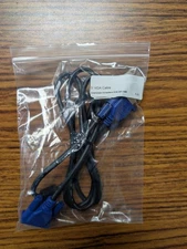 NEW OLD STOCK 5 Foot VGA SVGA Cable Adapter Male to Male LCD PC TV