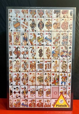 Piatnik Playing Cards 1000 Piece Jigsaw Puzzle 543746 NIB FACTORY SEALED Austria