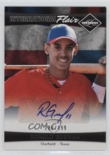 2011 Panini Limited International Flair 288/499 Ronald Guzman #2 Auto 1j2