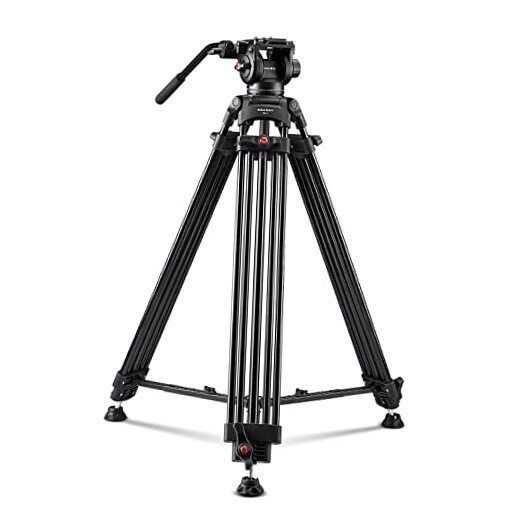 70.8" Professional Heavy Duty Video Camera Tripod with Fluid