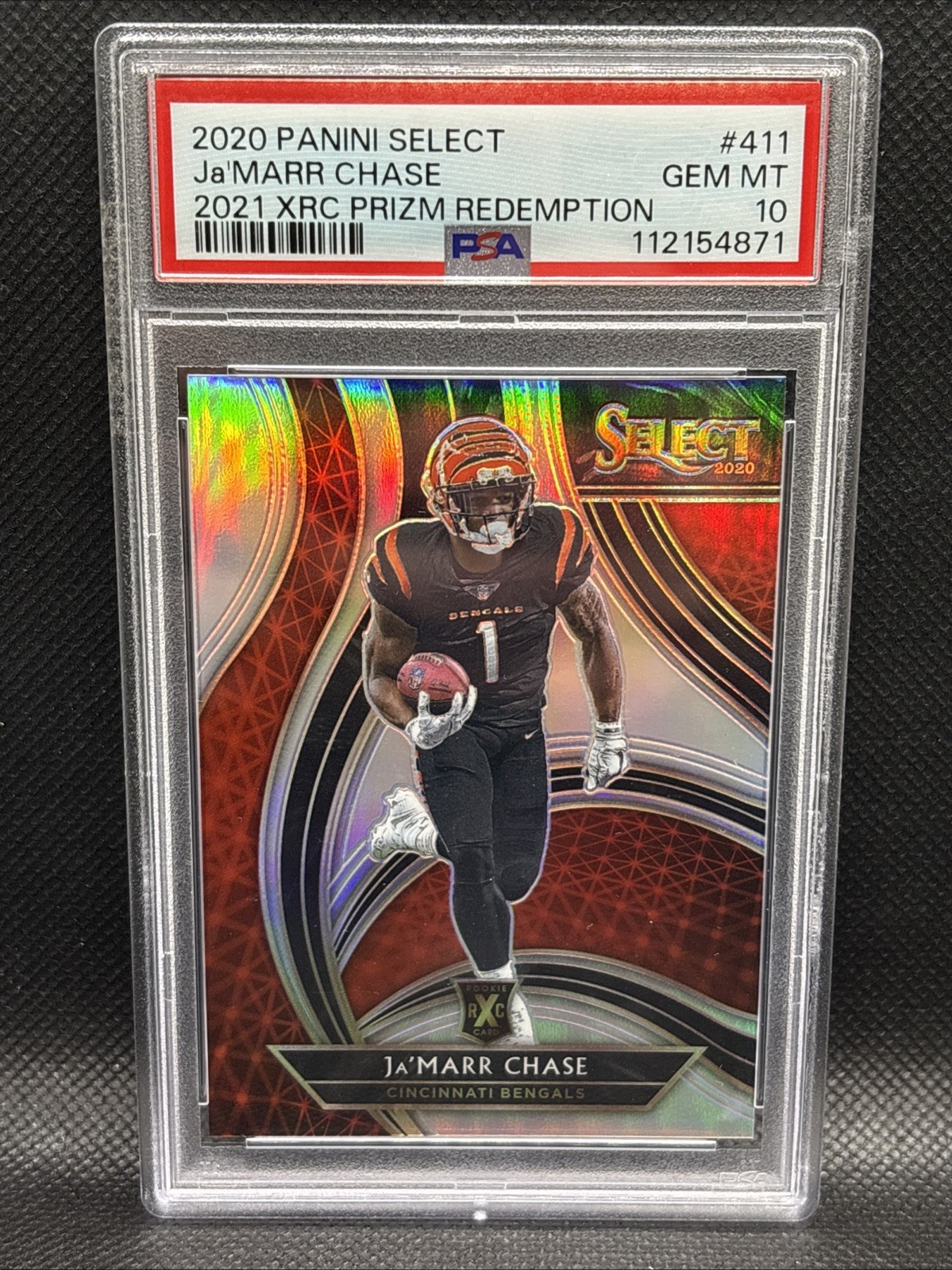 2020 Panini Select XRC Rookie Prizm Ja'MARR CHASE PSA 10 Bengals SSP
