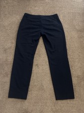 Express Women s 6R Black Slim Straight Mid Rise Dress Pants 32" Sateen Pockets