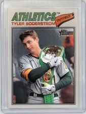 2026 Topps Heritage #101 Tyler Soderstrom White Chrome SP