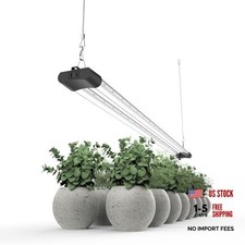 LED Grow Light Full Spectrum Light Linkable 5000K Daylight  660nm 4FT 1-Pack 