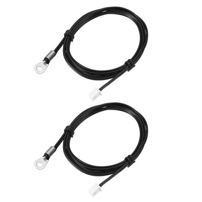 10K NTC Temperature Sensor, 2 Pcs 40 Inch 1% 3950 Copper Temperature Sensor