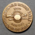 Civil War Round Table Of New York, 100th Meeting, May 1961 (Cap, Sword & Rifle)